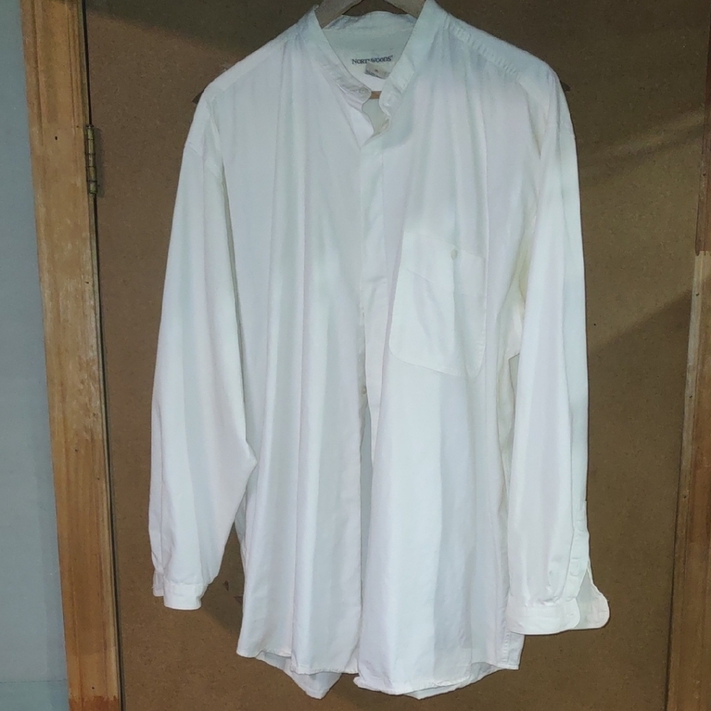 Tommy Hilfiger White Casual Button Down Shirt